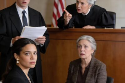 “SHE IS MENTALLY SICK” MY MOM SCREAMED IN COURT. I STAYED SILENT. THE JUDGE LOOKED AT HIM AND ASKED: “DO YOU TRULY HAVE NO IDEA WHO SHE IS? HER ATTORNEY FROZE. MOM’S FACE WENT PALE. “WAIT… WHAT?”