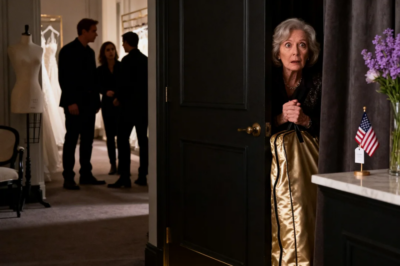 Before my daughter’s wedding, I went to a fashion boutique to try on an evening gown. The owner pushed me aside and whispered, “There are things you need to know. Stay here. Don’t say a word. Trust me.” I was confused — but I stayed. Minutes later, what I heard left me frozen in place…