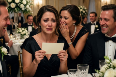 I showed up to my little brother’s wedding as the sister who sacrificed her youth to help raise him. but the name card in front of me read: “poor, uneducated sister-my brother’s freeloader.” the bride’s entire family laughed. i was about to swallow the humiliation and walk out… when my brother grabbed my hand, looked his future father-in-law dead in the eye, and said, “insulting my sister today will be the most expensive mistake you ever make.” the next morning…