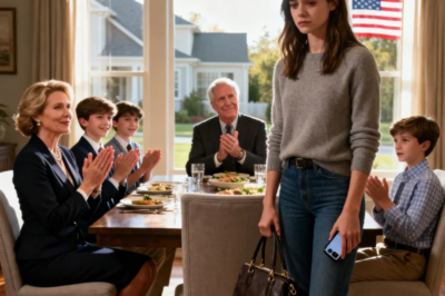 During family lunch, my sister’s daughter shouted, “Mom says poor people should stand while we eat.” Everyone laughed and applauded. Dad added, “She’s right.” I left without a word. That night, their vacation homes were locked — all three, under my name….