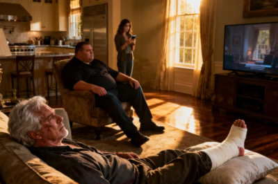 With a broken leg, I asked my son-in-law for a glass of water. He snapped, “Go crawl for it yourself. I’m not your damn servant, old man.” My daughter looked away. I said nothing, picked up my crutches, and went to the kitchen. That night, I made one call… the next day, they lost everything.