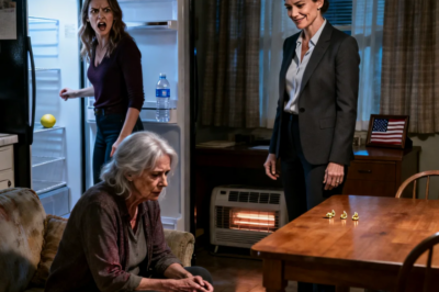 My daughter found me sitting in the dark and whispered, “Mom, why is there no food? You get $10,000 every month.” Then my daughter-in-law smirked, “I control every dollar she gets.” My daughter slowly removed her earrings… and that’s when everything changed.