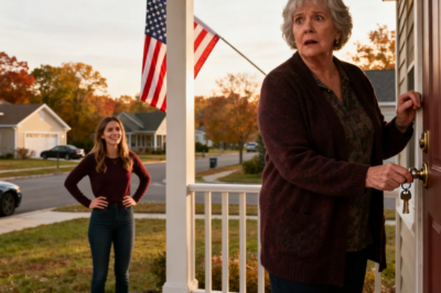 They changed the locks on my own house. My daughter-in-law looked at me and said, “It’s ours now.” She expected me to cry. Instead, I smiled, pulled out my phone, and prepared to ruin her life.