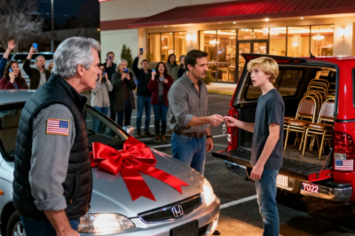 At my son’s 16th birthday, my dad handed him a $10 gift card to McDonald’s. Then handed my nephew (who’d just turned 16) keys to a car — in front of everyone. My son tried to smile. Failed. I stood up, pulled out my keys: “Happy birthday, son.” 2022 Tacoma. Paid in full. My dad’s face went purple…