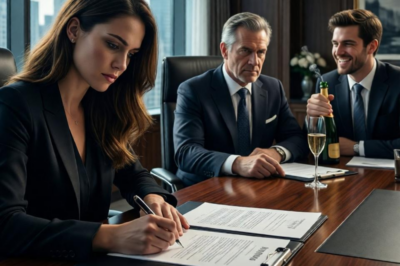 “We’re giving the billions to brent,” dad said. “now get out. you’re fired.” i stared. “so you sold my formula?” mom laughed. “we sold our company.” the lawyer stood up. “actually…