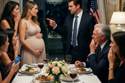 At our first anniversary, a stranger pointed at me and said, “The baby she’s carrying is mine.” Everyone believed him and told my husband to divorce me… but what he did instead… shocked the entire room