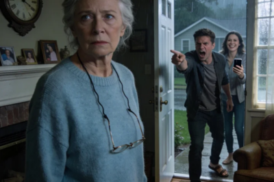 “This is my wife’s house, not yours!” my son shouted at me, forgetting I paid for every brick. I left for one hour, changed every lock, and returned to find them outside begging to get back in…