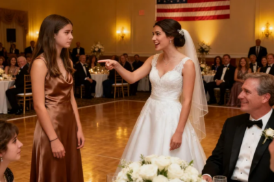 At my stepsister’s wedding dinner, she introduced me and laughed: “This is my stepsister — just a useless nurse.” The groom’s father stared at me: “Wait, you’re the girl who…” The entire room froze.