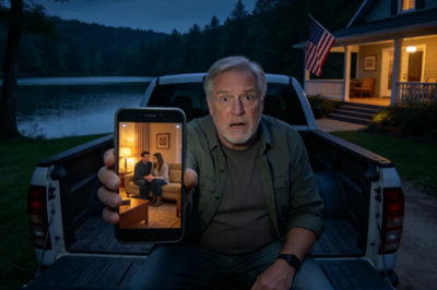14 months after burying my only son, I got a bill from his lake house. When I drove there in the dark, the lights were on and someone else’s truck was in his driveway. But when I pulled up the cameras, I froze at… what I saw…