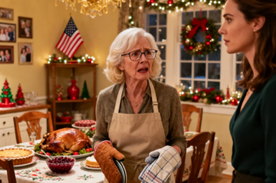 “Maybe you should eat upstairs,” said my daughter-in-law calmly when I tried to sit at the Christmas table I had been cooking for since 4:30 a.m. But that was my house. I took off my apron, walked to the head of the table, and did something that left all her guests speechless.