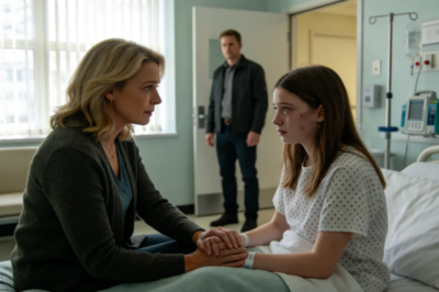 I tried to breathe—nothing came out. The monitor started alarming. A doctor leaned in, “She’s crashing.” People started moving fast. Then my dad stepped in front of them. He said, “Wait.” The doctor hesitated, and glanced at my chart. No one moved for a second. I could still hear everything. Then the door opened. A specialist walked in. He looked at the monitor, then at my chart. And his expression tightened. “Who signed this?”