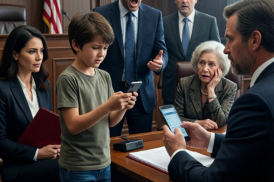 My husband said, “I’m taking the dog, you get the kid.” His mom laughed, “At least the dog’s trained.” On court day, my son walked to the judge… and said, “Mom, can I read what dad texted me last night?” The judge raised an eyebrow. His lawyer turned pale. The courtroom fell silent