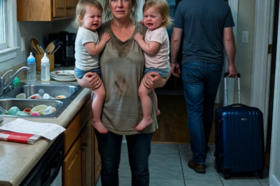 These babies are too noisy-i need space,” my husband said before flying to europe with his friends for a month, leaving me alone with our 1-month-old twins. when he finally came back-what he saw made him gasp: “no. no. this can’t be happening.