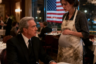 At a restaurant, I was about to ask for a glass of water when I froze. The waitress was eight months pregnant—and it was my daughter-in-law. She was shaking, tears streaming down her face. “Please… don’t tell him I’m alive.” What she said next made my blood boil.