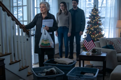 My son said, “We need to clear some space,” as he packed my things on Christmas Eve. I smiled and left quietly. Weeks later, they called—screaming when they realized what I’d taken with me.