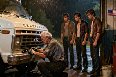 In 1988, I lied to four young men. They were desperate. I took their band van and did something I didn’t tell them. I sent them away at dawn. For decades, I feared they would find out. Then black SUVS surrounded my trailer. I got scared. ‘We know what you did in 1988’