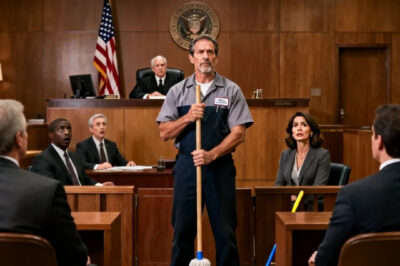 I’ve been a janitor at courthouse for 20 years. When a billionaire’s lawyer abandoned her mid-Trial she had 1 hour to find a lawyer. “I will defend her.” her ex laughed. His lawyer smirked. Judge: “you’re a janitor?” “Yes. And I’ll defend her.”