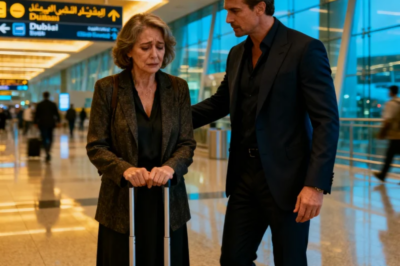MY DAUGHTER LEFT ME STRANDED AT DUBAI AIRPORT AFTER CANCELING MY TICKET, BUT A MULTIMILLIONAIRE STEPPED CLOSE AND SAID, “ACT LIKE YOU’RE MY WIFE FOR A MOMENT, MY DRIVER IS COMING, AND TRUST ME, SHE WILL REGRET WHAT SHE DID”