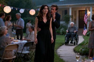 My mom and sister were hosting grandpa’s 90th birthday. My husband leaned in and whispered: “get your bag. We’re leaving. Act like nothing’s wrong.” I thought he was being dramatic-until he locked the car doors and said, “something’s very, very wrong.” five minutes later, I called the police…