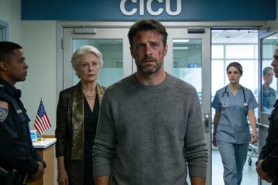 “NANNIES WAIT OUTSIDE,” MY SISTER SMIRKED AS SECURITY APPROACHED. MY DAUGHTER WAS CODING BEHIND THOSE DOORS. THEN THE CHIEF SURGEON BURST THROUGH: WHY IS MY WIFE IN THE HALLWAY?” THE SECURITY GUARD TURNED WHITE.