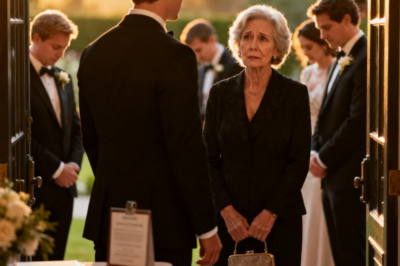 I went to my granddaughter’s wedding. At the entrance, my son stopped me: “Mom, you’re not on the list—there was a mistake.” Two hundred guests stared at me. I said, “It’s fine, son.” I went home and called my attorney… The next morning, he received a letter that changed everything.