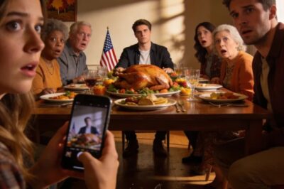 At Thanksgiving, My Uncle Joked, ‘He’ll Probably Ask For Leftovers.’ I Just Laughed. Then My Sister’s Boyfriend Walked In, Saw Me – And Froze. He Whispered, ‘That’s Him,’ Pulled Up His Phone… And My Aunt Dropped Her Drink.