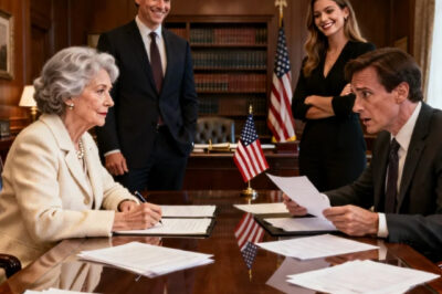 After my husband died, his kids said: “we want the estate, the business, everything.” my lawyer begged me to fight. I said: “give it all to them.” everyone thought I’d lost my mind. At the final hearing, I signed the papers. The kids smiled -until their lawyer turned pale when he read…