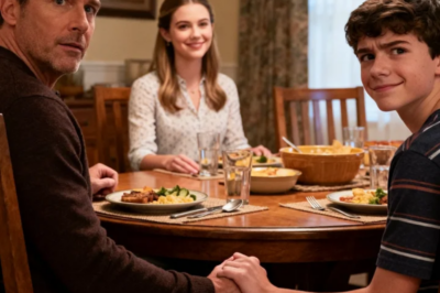 MY SON BROUGHT HIS NEW GIRLFRIEND TO DINNER – SHE SEEMED TOO PERFECT. UNDER THE TABLE, НЕ SQUEEZED MY HAND THREE TIMES. “DAD, SOMETHING’S WRONG. THAT WAS OUR OLD SIGNAL.