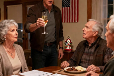 At a family dinner, my brother announced, ‘mom and dad said I’m moving into your house. I calmly replied, ‘funny, I sold it last week.’ his shock deepened as I handed him the proof