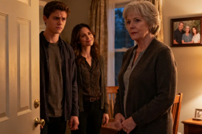 My son yelled: “mom, apologize to my mother-in-law or get out of my house!” I stood up and stared straight into her eyes… she smirked like she’d already won. I said only three words and left. Two weeks later… My son was banging on my door, desperate.