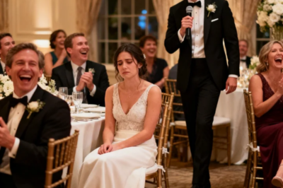 AT MY SISTER’S WEDDING, SHE MOCKED ME IN HER SPEECH. “MY SISTER IS A SINGLE MOTHER, UNWANTED BY ANYONE. DOES ANYONE WANT TO PICK HER UP?” MY MOTHER LAUGHED “SHE’S A USED PRODUCT, BUT STILL FUNCTIONAL! SHE EVEN COMES WITH A DEFECTIVE SON! HAHA!” THE ROOM FILLED WITH LAUGHTER. THAT MOMENT, THE GROOM SLOWLY STOOD UP. AS HE BEGAN TO SPEAK INTO THE MIC,… THE ENTIRE ROOM FROZE.