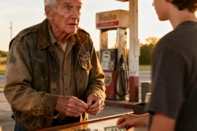 I STOPPED AT A GAS STATION OUTSIDE TULSA. AN OLD VETERAN STOOD AT THE COUNTER, COUNTING COINS FOR COFFEE. HE WAS ONE DOLLAR SHORT. I PUT A DOLLAR ON THE COUNTER AND LEFT. I FORGOT ABOUT IT. A WEEK LATER…MY DOORBELL RANG.