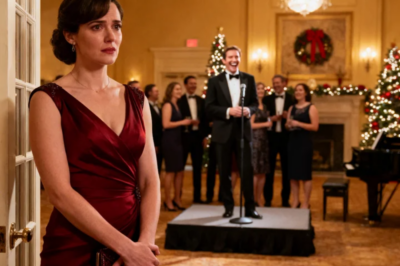 MY DRUNK HUSBAND, AT THE COMPANY HOLIDAY PARTY, DECIDED TO AUCTION ME OFF “WHO WANTS TO SPEND A NIGHT WITH MY FRUMP AND LISTEN TO HER SQUAWK? STARTING BID, $5.” BUT WHEN I WALKED INTO THE BALLROOM, THE REAL SHOW BEGAN…