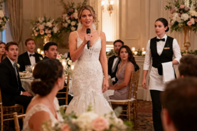 AT MY EX’S WEDDING, HIS BRIDE TOOK THE MIC AND SAID, “I SAVED HIM FROM THAT BROKEN WOΜΑΝ.” GUESTS LAUGHED AND TOASTED. THEN A WAITRESS WALKED UP, TOOK OFF HER HAT, AND SAID, “I’M HIS DAUGHTER – AND I HAVE SOMETHING TO SAY.” THE BRIDE TURNED WHITE