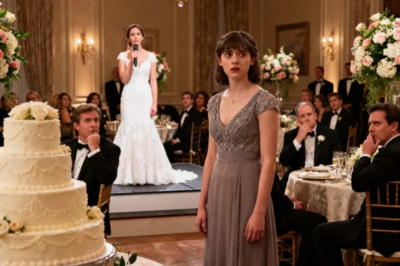 IN THE MIDDLE OF MY WEDDING, MY SISTER DECLARED: “IF YOU DON’T GIVE UP YOUR INHERITANCE RIGHTS TO THE 5 APARTMENTS, THE WEDDING WILL BE CANCELED.” THEN SHE THREATENED ME WITH A FEW PHOTOS. I STEPPED ONTO THE STAGE, TOOK THE MICROPHONE, AND HAD 3 ANNOUNCEMENTS TO MAKE… THE MOMENT I FINISHED THE FIRST ONE… MY SISTER’S FACE WENT PALE…