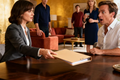 AT MY BROTHER’S HOUSE, HE ANNOUNCED HE WAS SELLING DAD’S ESTATE AND CUTTING ME OUT: “YOU LIVED THERE RENT-FREE, YOUR TWO YEARS COUNT FOR NOTHING.” I JUST SLID THE FOLDER ACROSS AND REPLIED, “THAT’S INTERESTING, BECAUSE DAD ALREADY MADE HIS DECISION