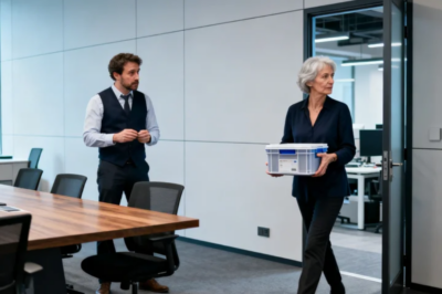 THE CTO LAUGHED WHEN I HANDED IN MY RESIGNATION: “GOOD LUCK FINDING ANOTHER JOB AT YOUR AGE.!” I SMILED AND SAID “THANKS FOR THE CONFIDENCE.!” AS I WALKED OUT, HE SAW THE BOX I WAS CARRYING. “WHAT’S IN THERE?” WHEN I TOLD HIM, CITING COMPANY POLICY, HIS FACE WENT WHITE