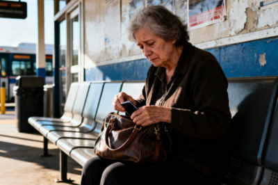 MY DAUGHTER LEFT ME AT A BUS TERMINAL: “STAY HERE, MOM. THERE’S A BETTER PLACE FOR YOU-SOMEWHERE YOU WON’T BE IN THE WAY.” I WAITED 3 HOURS UNDER THE SUN… UNTIL I TOOK OUT MY PHONE AND CALLED MY PRIVATE ATTORNEY. THREE DAYS LATER…