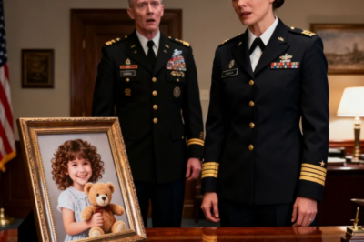 I was inspecting a General’s office. When I saw the photo of a little girl on his desk, I froze. I knew that face, she grew up with me in the orphanage in Texas. I whispered, “Sir… this girl lived with me.” He went pale, his lips trembling as he whispered, “You Mean… My Missing Daughter?