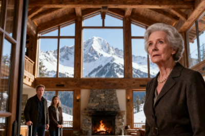 WE HEARD YOU BOUGHT A LUXURY VILLA IN THE ALPS. WE CAME TO LIVE WITH YOU AND MAKE PEACE,” MY DAUGHTER-IN-LAW DECLARED AT MY DOOR, PUSHING HER LUGGAGE INSIDE. I DIDN’T BLOCK THEM. BUT WHEN THEY WALKED INTO THE MAIN HALL, THEY STOPPED COLD AT WHAT THEY SAW. THEY STOOD FROZEN AT THE SIGHT