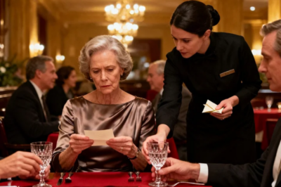 I CALLED A FAMILY DINNER TO ANNOUNCE MY WILL. MY DAUGHTER-IN-LAW SMILED A LITTLE TOO MUCH THAT EVENING. THEN A WAITRESS LEANED CLOSE AND GAVE ΜΕ Α NOTE: ‘DO NOT DRINK!’ I WENT PALE BUT CALMLY SWITCHED OUR GLASSES -AND WHAT HAPPENED NEXT ENDED HER PLANS FOREVER…