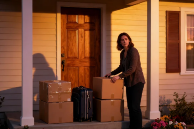 HE TEXTED: “I’M TAKING A LAST-MINUTE TRIP WITH MY EX, LISA. DON’T GET JEALOUS.” I REPLIED: “WHY WOULD I?” THEN I PACKED ALL HIS BELONGINGS AND LEFT THEM ALL ON HIS EX’S DOORSTEP. WHEN HE CAME BACK, HE FINALLY UNDERSTOOD THAT THE PLACE HE CALLED HOME WASN’T HIS ANYMORE.