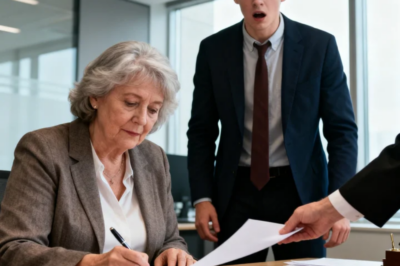 MY SON SAID: “MOM, I’M SELLING YOUR HOUSE, YOU’RE MOVING TO A NURSING HOME! SIGN IT!” I QUIETLY SIGNED. BUT NOT WHAT HE THOUGHT. WHEN THE NOTARY SHOWED HIM MY SURPRISE, HE DID…