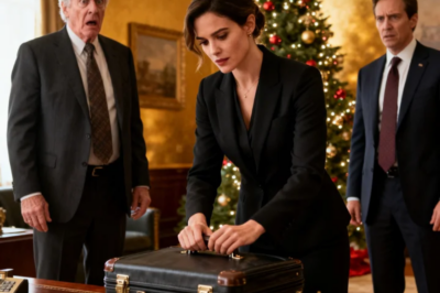 ON CHRISTMAS EVE MY HUSBAND THE CEO DEMANDED, SAY SORRY TO HIS NEW GIRLFRIEND OR LOSE MY PAYCHECK AND PROMOTION. I SAID ONE WORD -OKAY. BY MORNING, MY BAGS WERE PACKED AND MY LONDON TRANSFER WAS DONE. MY HUSBAND’S FATHER TURNED WHITE. “PLEASE SAY YOU DIDN’T SEND THOSE PAPERS.” MY HUSBAND’S SMILE DISAPPEARED INSTANTLY. “SEND WHAT PAPERS?