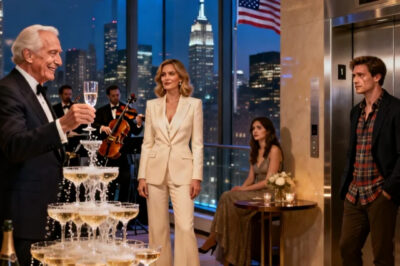 At my sister’s engagement party-50 guest-dad lifted his glass: “to our successful daughter-our pride and joy.” then he smirked at me. “And you? Still in love with that poor farmer?” I kept eating, silent. Until my boyfriend stood and my sister’s future father-in-law blurted, “wait… That’s you?”. Then the…