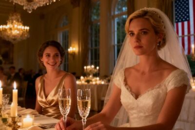 At my wedding, my sister tried to sabotage me by spiking my champagne. But I swapped our glasses. When she toasted, she into the cake…