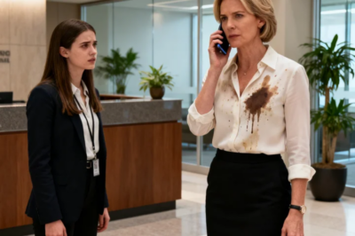 THE INTERN THREW COFFEE ON ME, THEN LOUDLY CLAIMED HER HUSBAND WAS THE CEO OF THIS CORPORATION. I CALMLY CALLED MY HUSBAND: “COME DOWN HERE. YOUR NEW WIFE JUST THREW COFFEE ALL OVER ME