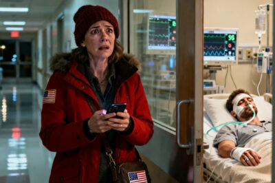 My sister called me “your husband had a severe accident. He’s in surgery… Come fast.” I whispered, “that’s impossible… He’s sitting next to me.” when I reached hospital… I went pale because…