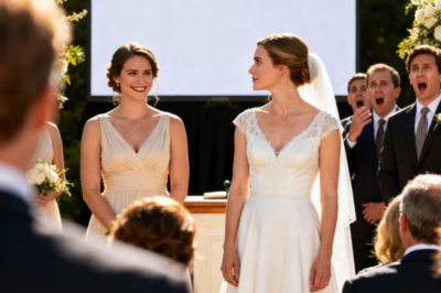 AS THE VOWS BEGAN, MY MAID OF HONOR INTERRUPTED WITH A SMIRK. “SORRY, BRIDE… BUT I’M PREGNANT WITH HIS CHILD.” THE CROWD ERUPTED. I DIDN’T FLINCH – I JUST TURNED TO THE SCREEN BEHIND US. WHAT PLAYED NEXT LEFT THEM SHAKING.