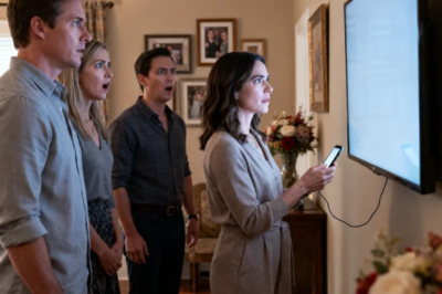 AT MY ANNIVERSARY PARTY MY SISTER-IN-LAW TOLD EVERYONE I WAS HAVING AN “AFFAIR.” THE ROOM TURNED AGAINST ME…UNTIL I CONNECTED MY PHONE TO THE TV. AND EVERYTHING CHANGED